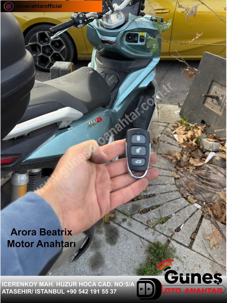 arora beatrix motor anahtari