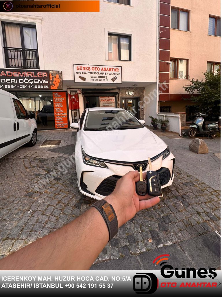 corolla oto anahtar