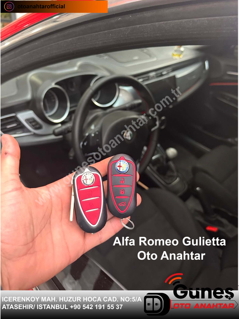 alfa romeo gulietta oto anahtar