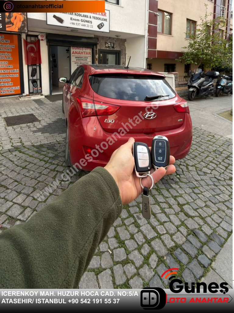 hyundai i30 oto anahtar