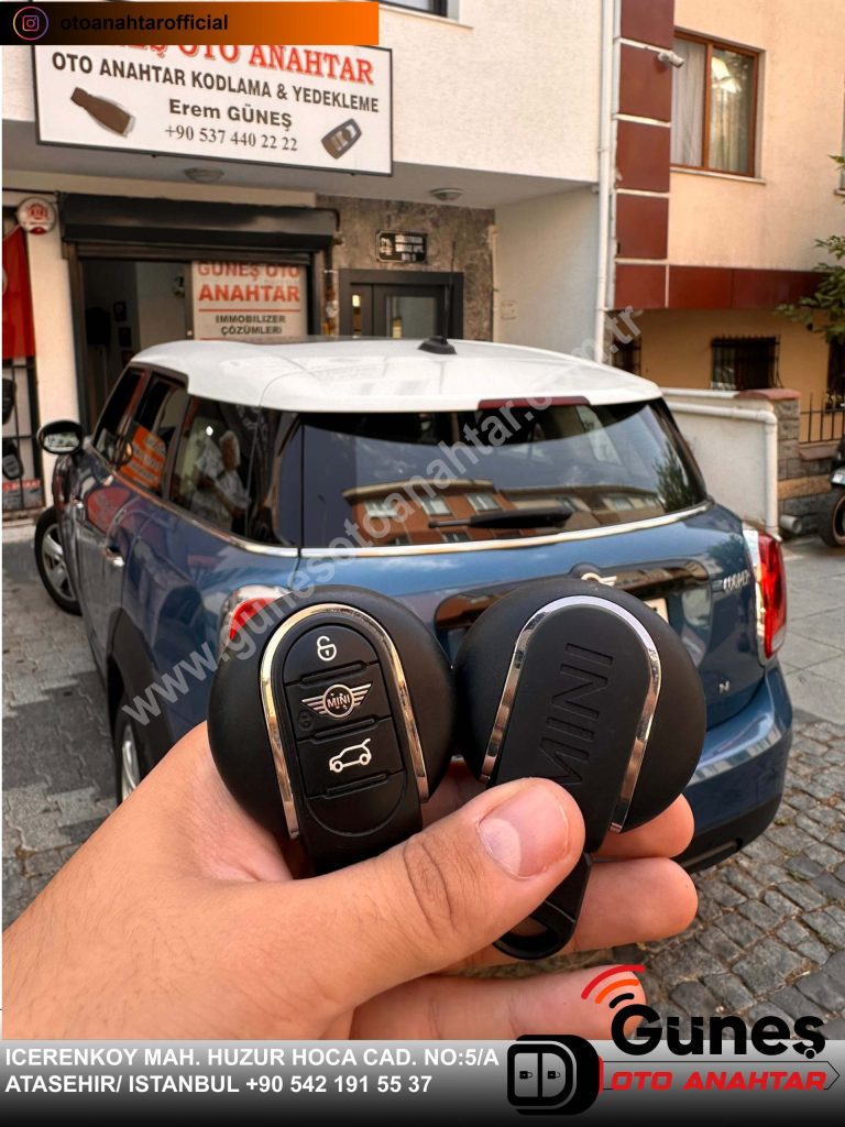 mini cooper oto anahtar