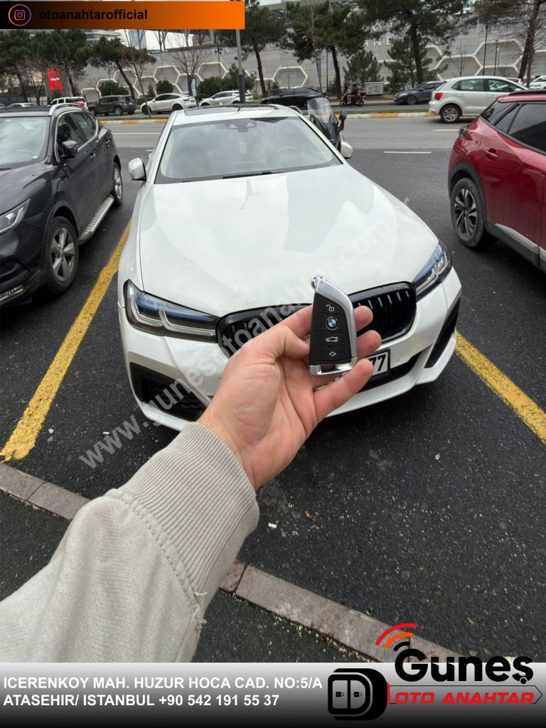 bmw g30 oto anahtar