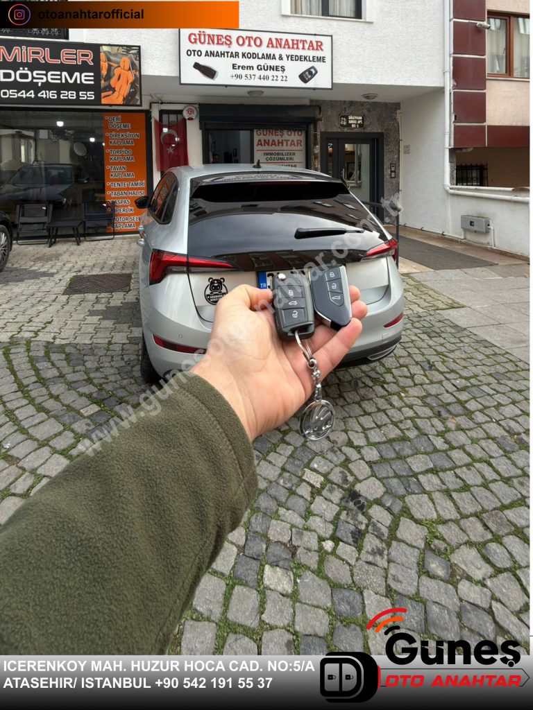 skoda scala oto anahtar